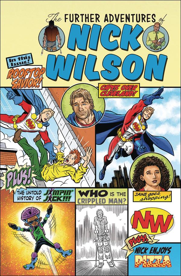 Further Adventures of Nick Wilson issue 4-B Ian Churchill Cover
