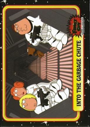 Family Guy Presents Episode IV A New Hope (Base Set) card 36 Into The Garbage Chute