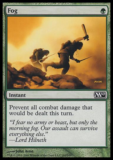 Magic the Gathering: 2010 Core Set (Base Set) card 182 Fog