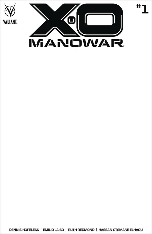 X-O Manowar (2020) issue 1-E Blank/Sketch Cover