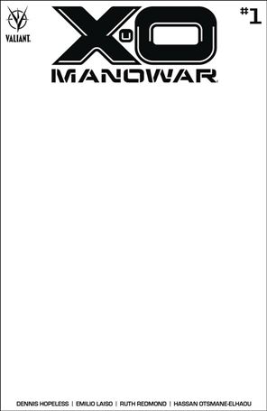 X-O Manowar (2020) issue 1-E Blank/Sketch Cover
