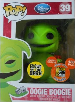 POP! Disney figure 39-B Oogie Boogie (Glow in the Dark) 1/480