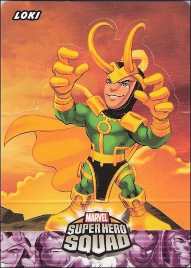 Marvel Super Hero Squad (Pop-Up Subset) card 8 Loki