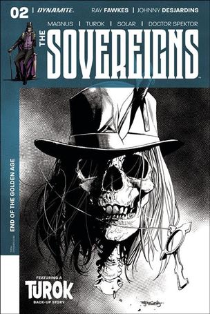 Sovereigns issue 2-G Stephen Segovia 1:30 Black and White Cover