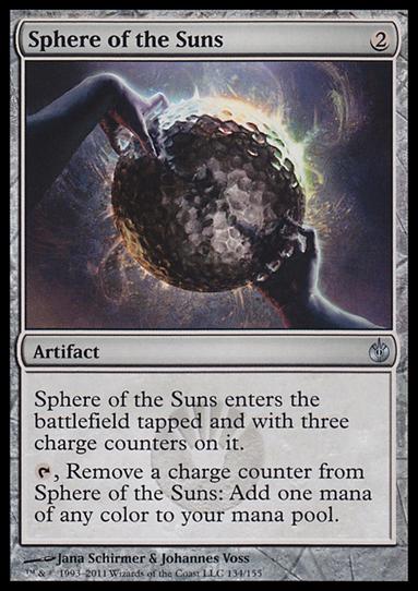 Magic the Gathering: Mirrodin Besieged (Base Set) card 134 Sphere of the Suns