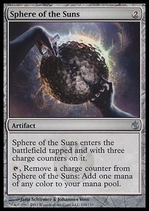 Magic the Gathering: Mirrodin Besieged (Base Set) card 134 Sphere of the Suns