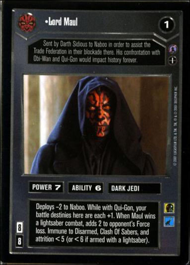 Star Wars: Reflections III (Base Set) card 19 Lord Maul