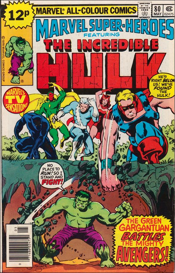 Marvel Super-Heroes (1967) issue 80-B UK Price Cover