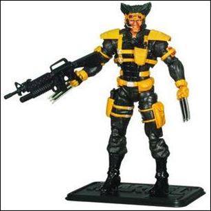 Marvel Universe (Series 2) figure 027-B Wolverine (Team X Costume) - Loose