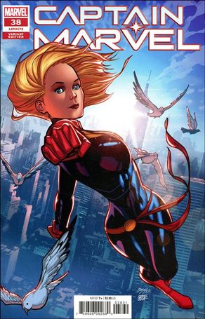 Captain Marvel (2019) issue 38-B Jan Bazaldua Cover