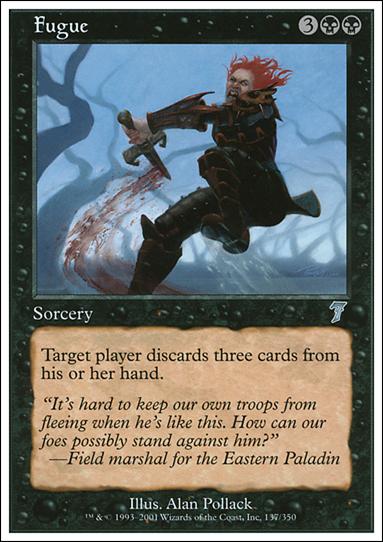 Magic the Gathering: 7th Edition (Base Set) card 137 Fugue