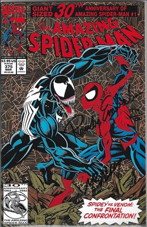 Amazing Spider-Man (1963) issue 375-C DF (Signed by Mark Bagley & Randy Emberlin) 1/1000