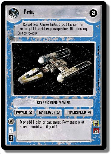 Star Wars: Premiere Limited (Base Set) card 309 Y-Wing