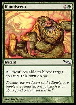Magic the Gathering: Mirrodin (Base Set) card 114 Bloodscent