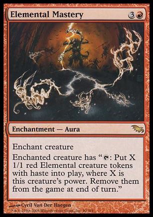 Magic the Gathering: Shadowmoor (Base Set) card 90 Elemental Master