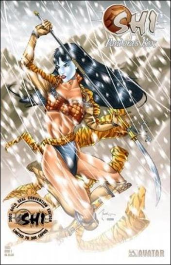 Shi: Pandora's Box issue 1-H Gold Seal Convention Edition Cover