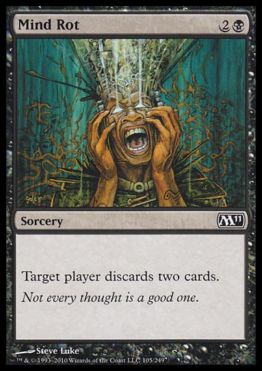Magic the Gathering: 2011 Core Set (Base Set) card 105 Mind Rot