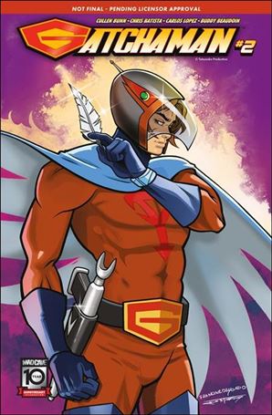 Gatchaman issue 2-C Francine Delgado Ken The Eagle 1:10 Cover