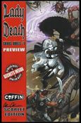 Lady Death: Chaos Rules (2015) issue Preview-B Scarlet Edition 1/75
