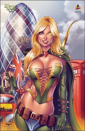 Grimm Fairy Tales Presents Robyn Hood (2012) issue 5-G Elias Chatzoudis Metal London Super Con Cover 1/25