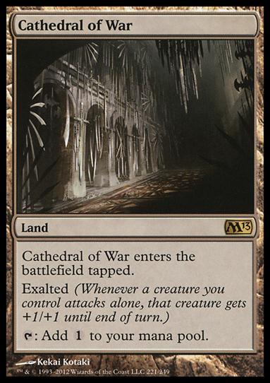 Magic the Gathering: 2013 Core Set (Base Set) card 221 Cathedral of War