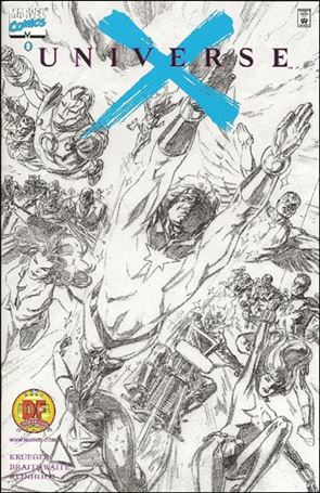 Universe X issue 0-C Dynamic Forces Sketch Cover 