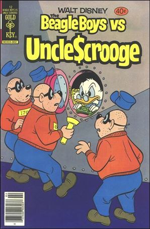 Walt Disney The Beagle Boys Versus Uncle Scrooge Cover Image 2