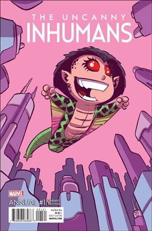 Uncanny Inhumans Annual issue 1-C Skottie Young Baby Cover