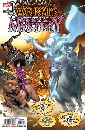 War of the Realms: Journey into Mystery issue 3 Valerio Schiti Cover
