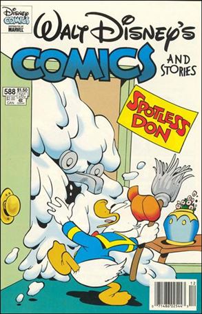 Walt Disney's Comics and Stories (1940) issue 588-B Marvel Cover