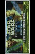 Star Wars: Episode I Widevision: Series 2 card 2-B Sealed Hobby Pack - Qui-Gon and Obi-Wan