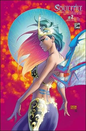 Michael Turner's Soulfire (2011) issue 2-D Michael Turner San Diego Comic-Con Cover 1/500