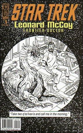 Star Trek: Leonard McCoy, Frontier Doctor issue 1-C John Byrne 1:10 Black and White Cover