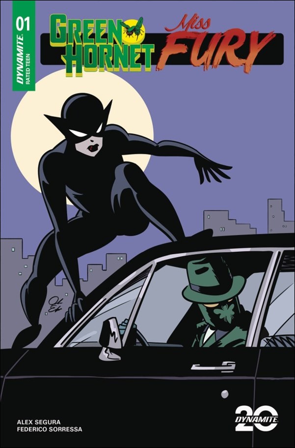 Green Hornet / Miss Fury issue 2-D Jacob Edgar Cover