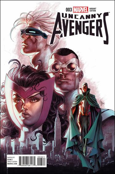 Uncanny Avengers (2015/03) issue 3-B Mike Deodato Jr. 1:25 Cover