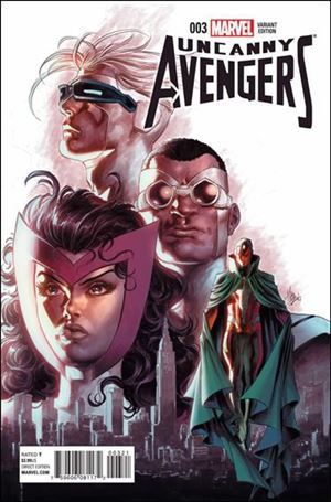 Uncanny Avengers (2015/03) issue 3-B Mike Deodato Jr. 1:25 Cover