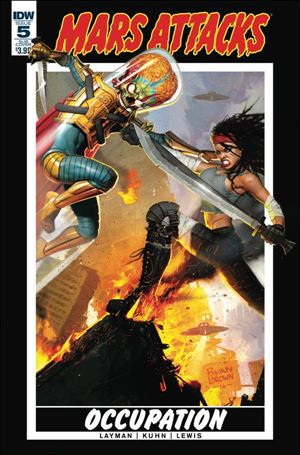 Mars Attacks: Occupation issue 5-B Ryan Brown Subscription Cover