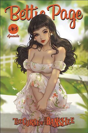 Bettie Page: The Curse of the Banshee issue 5-F Leirix Li Cover