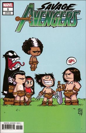 Savage Avengers (2019) issue 1-C Skottie Young Baby Cover