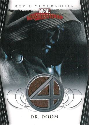 2008 Marvel Masterpieces: Series 2 (Movie Memorabilia Subset) card nn 5-B Dr. Doom - Reddish Brown Swatch