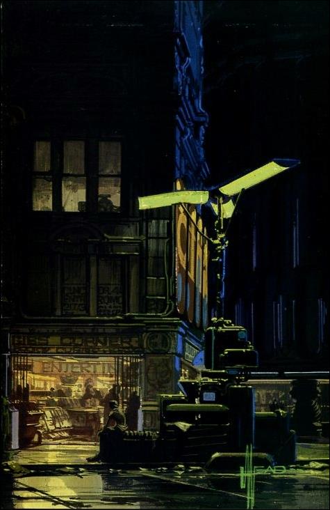 Blade Runner 2019 issue 3-E Syd Mead Virgin Cover