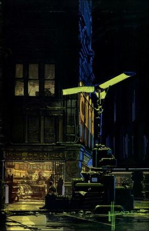 Blade Runner 2019 issue 3-E Syd Mead Virgin Cover