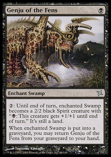 Magic the Gathering: Betrayers of Kamigawa (Base Set) card 66 Genju of the Fens