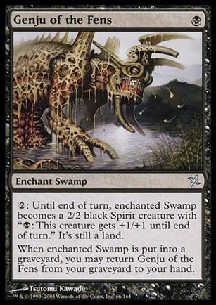 Magic the Gathering: Betrayers of Kamigawa (Base Set) card 66 Genju of the Fens