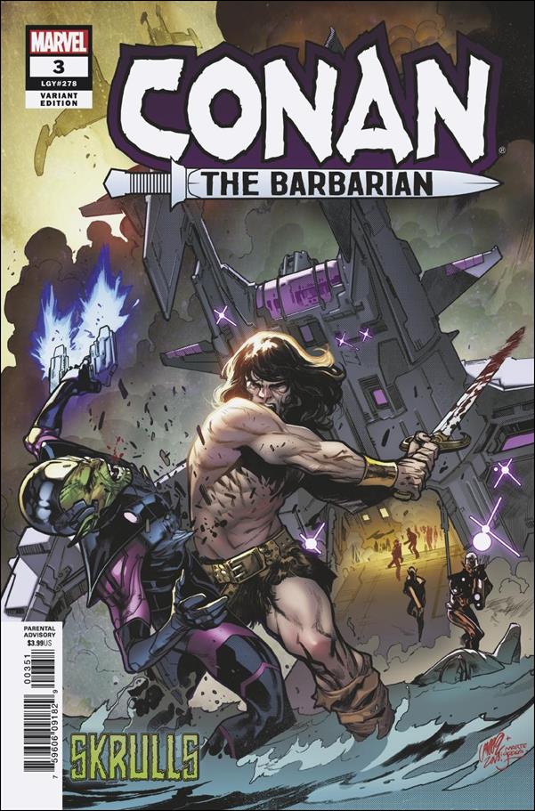 Conan the Barbarian (2019) issue 3-B Pepe Larraz Skrulls Cover