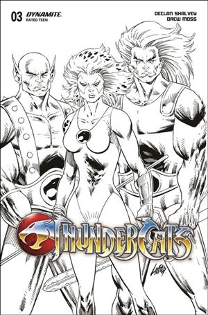 Thundercats (2024) issue 3-Y Rob Liefeld 1:10 Line Art Cover