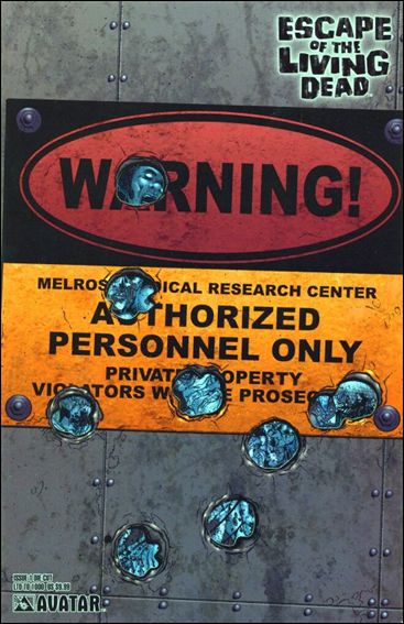 Escape of the Living Dead issue 1-F Die-Cut Cover