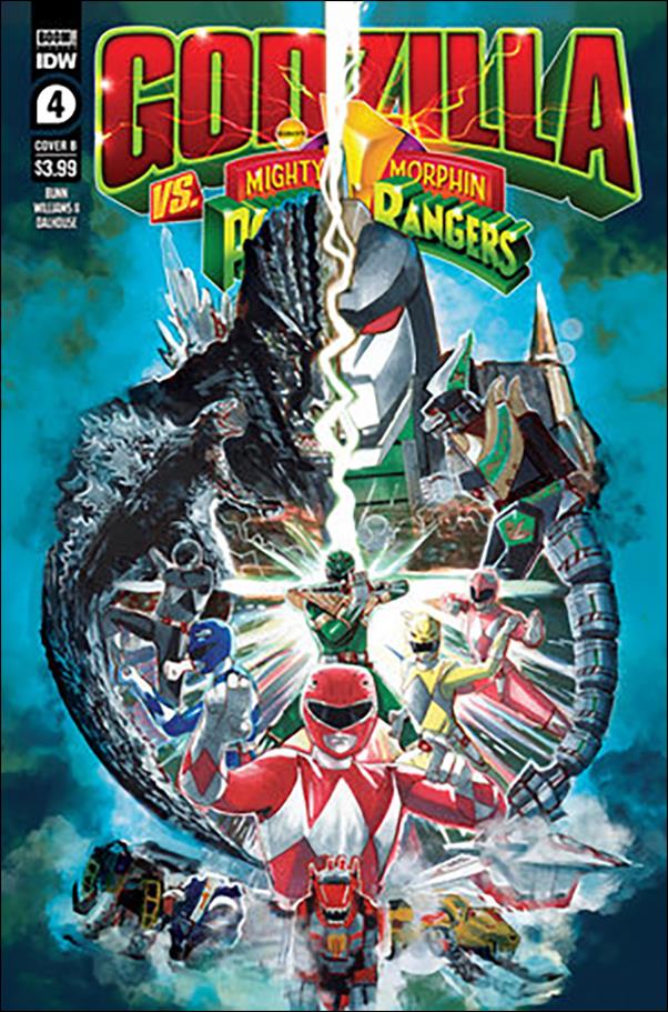 Godzilla vs the Mighty Morphin Power Rangers issue 4-B Nikolas Draper-Ivey Cover