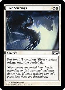 Magic the Gathering: 2014 Core Set (Base Set) card 21 Hive Stirrings