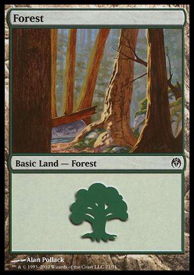 Magic the Gathering: Duel Decks: Phyrexia vs. the Coalition (Base Set) card 71 Forest